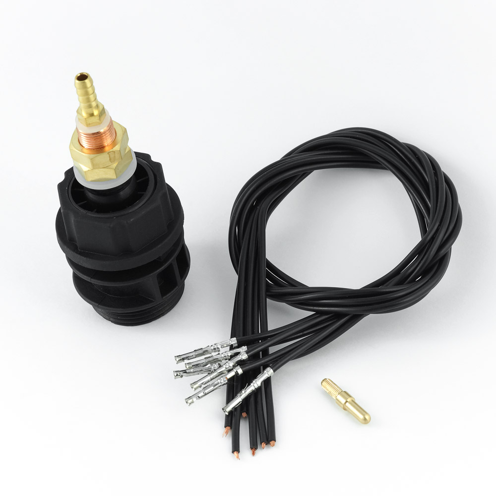 Разъем центр. панельный 6 pins 